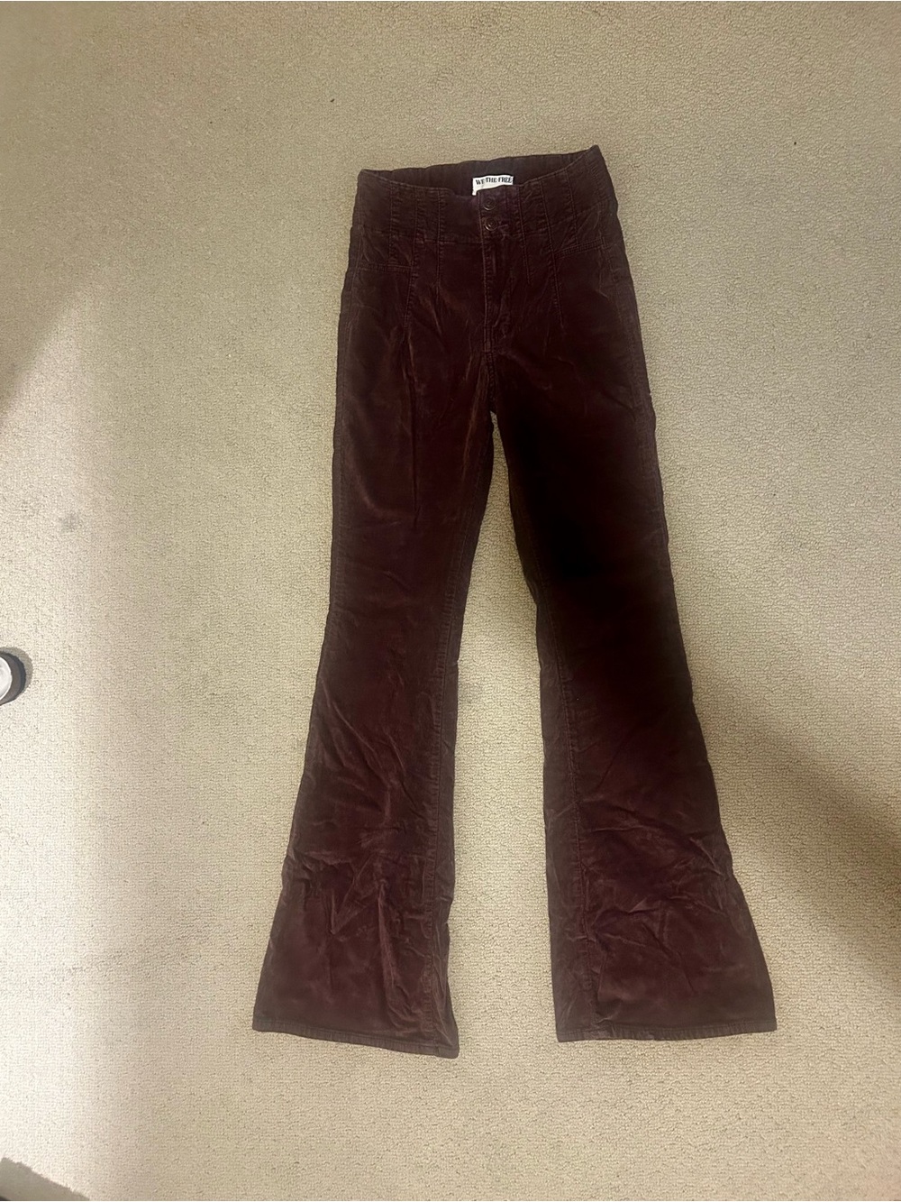 Free people plum jayde Corduroy Flared Pants